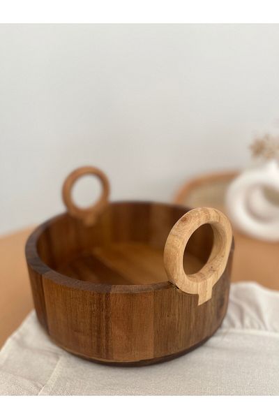 Mirilliahome Ξύλινο μπολ Acacia - Κομψή και λειτουργική οργάνωση