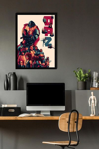 Saturn Pictură înrămată de Deadpool - Pictură poster film Marvel