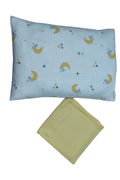 Alpıno Newborn Muslin Cover and Blanket Set - 100cm X 120cm + 35cm X 45cm Pillowcases