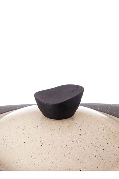 Badraig 8-Piece Granite Cookware Set Beige