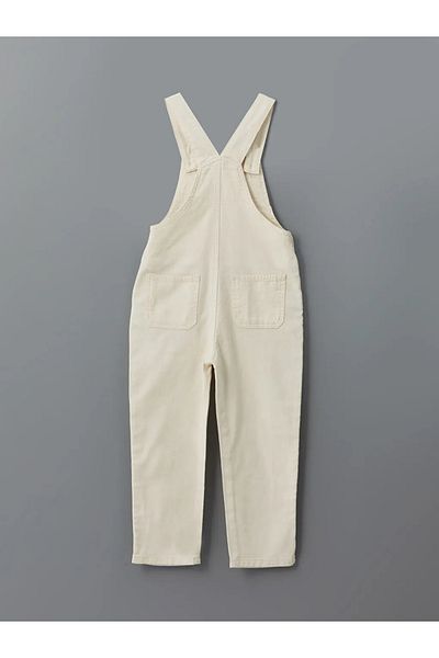 LC Waikiki LCW Kids Beige τετράγωνο γιακά Gabardine Boy's Salopet
