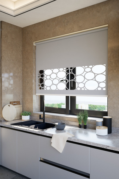 Genel Markalar Lazer Kesim Mat Stor Perde, Lazer Kesimli Klasik Serisi, C-500...