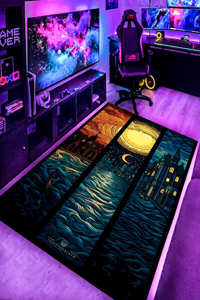 Alpacarpet Kaymaz Taban Makinede YıkanabilirGaming Oyuncu Playstation Xbox Ga...