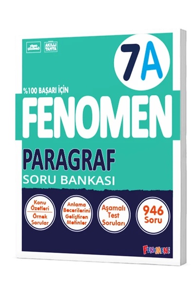 Fenomen Yayıncılık 2024-2025 Müfredat Yeni Nesil 7.Sınıf A Serisi Paragraf So...