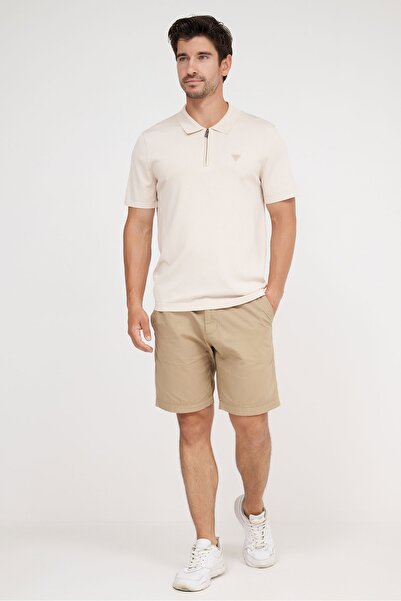 Guess DANE TECH SS Polo SW - Άνετο και κομψό κοντομάνικο πουκάμισο