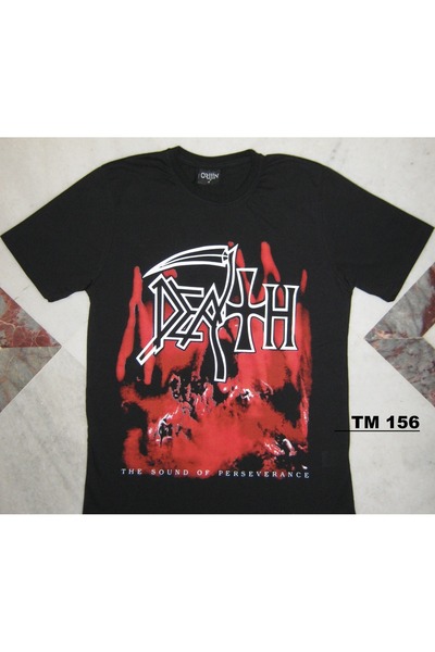 DEEFWEAR Death Printed Black Casual Relaxed Fit T-Shirt