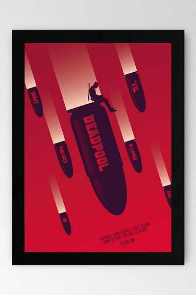 Saturn Pictură înrămată de Deadpool - Pictură poster film Marvel