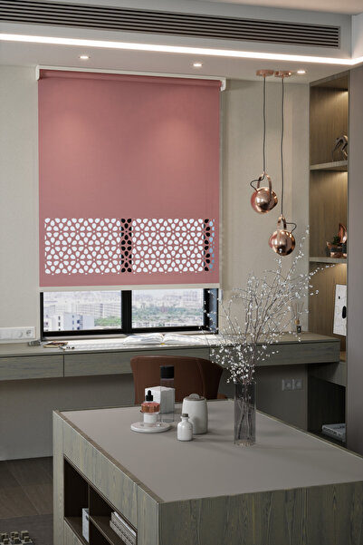 Genel Markalar Lazer Kesim Mat Stor Perde, Lazer Kesimli Modern Serisi, M-400...