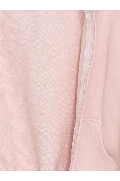 LC Waikiki Lcw Kids Hooded Baby Girl Zip-Up Sweatshirt