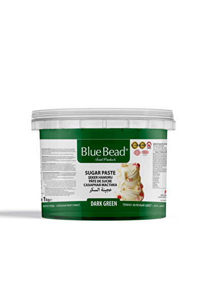 Blue Bead Koyu Yeşil Şeker Hamuru 1 kg