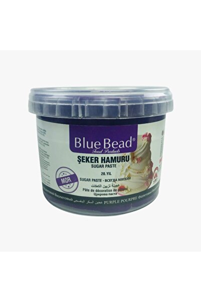 Blue Bead Mor Şeker Hamuru 1 kg