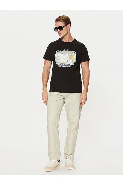 Guess Guess Ss Cn Planisph - Comfortable Cutting