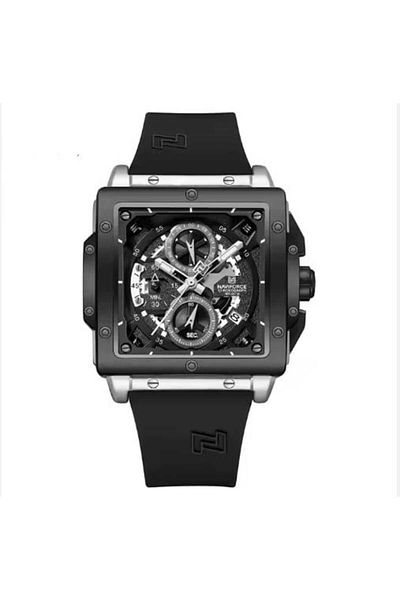 Naviforce Men's Wrist Watch Function Leather Band 2156