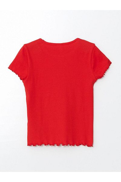 LC Waikiki Lcw Kids Crew Neck Floral Girl's T-Shirt