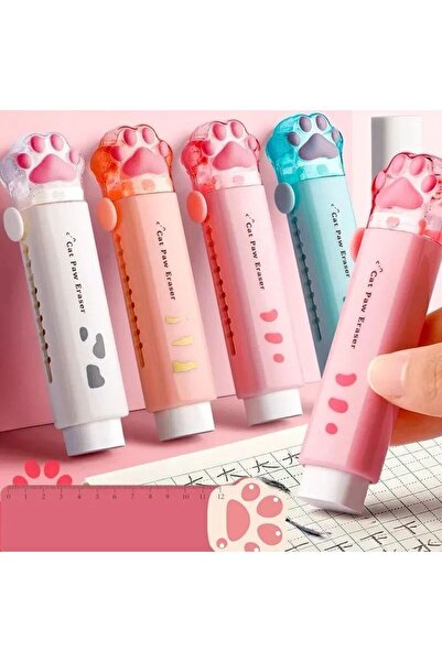 Meyra Accessories 1 bucată - Goma de șters colorată în formă de stea, cu pici...