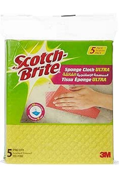Scotch Brite Scotch-Brite Multi-Purpose Sponge Cloth Wipe ULTRA, 5 units/pack