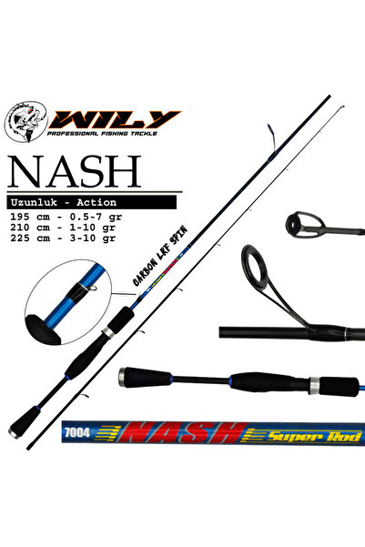 Wily Nash 195 cm Lrf Kamışı 0.5-7 gr OLTA KAMIŞLARI