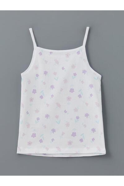 LC Waikiki LCW Kids Kare Yaka Kız Çocuk Atlet 2'li