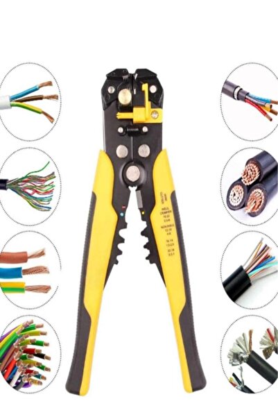 BİODATA Terminal Kendinden Ayarlı Otomatik Kablo Sıyırma Pensesi, Universal Sıkma Pensesi, Kablo Soyucu