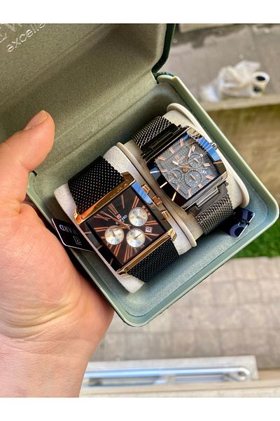 Reward Waterproof Double Arms Steel Lover Watch - Original Box