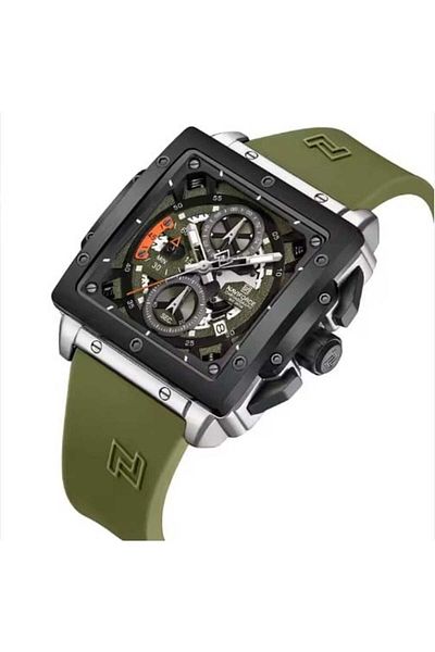Naviforce Men's Wrist Watch Function Leather Band 2159