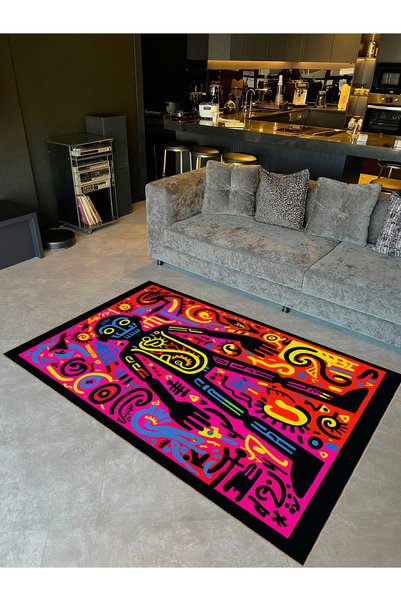 Rugs Modern Halı Colecția Emre: covor decorativ modern cu bază țesută cu mode...