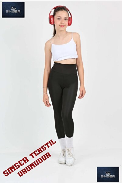 SS SİNSER Черен чорапогащник с висока талия