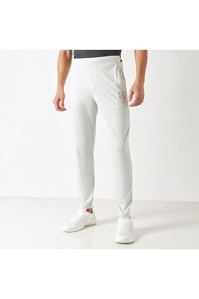 Adot Print Detail Joggers with Elasticated Waistband and Pockets