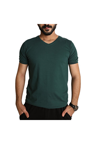 ZIDAN Men's V-Neck T-Shirt Comfortable and Stylish Casual Wear