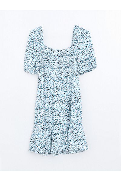 LC Waikiki Γυναικείο φόρεμα με λαιμόκοψη Floral