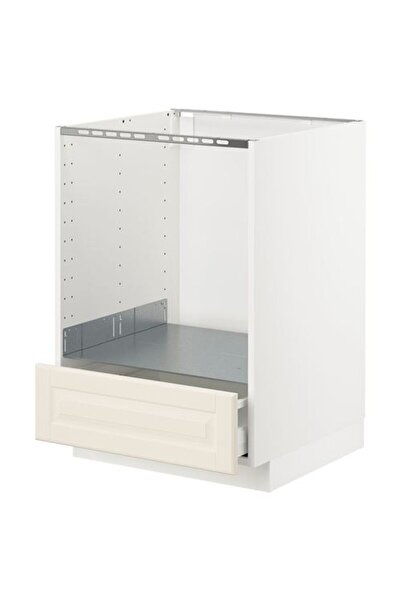 IKEA METOD/MAXIMERA, ankastre fırın dolabı, BODBYN kırık beyaz, 60x60 cm