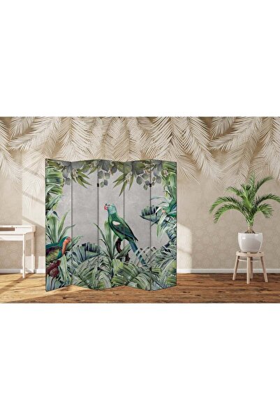 dbsanat Doğa Temalı Özel Tasarım Paravan Room Divider 180 x 200 cm