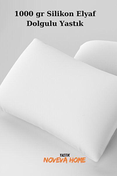 Noveva Home Noveva Premium 1. Kalite Silikon Elyaf Dolgulu Yastık %100 Pamukl...
