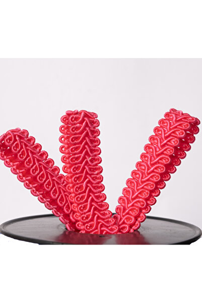 MEFAKS TEKSTİL Стрічка декоративна роги барана 50 метрів фуксія