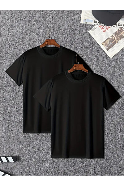 Karatopak Μπλουζάκι με κοντό μανίκι Unisex Fit Crew λαιμόκοψη 2 τεμαχίων από ...