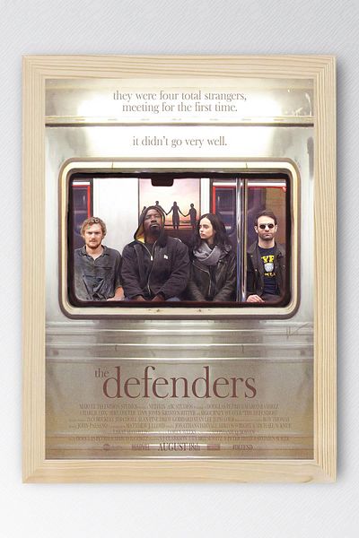 Saturn The Defenders Framed Painting - Marvel Tv Poster Painting