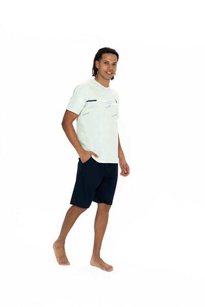 U.S. Polo Assn. Set tricou și pantaloni scurți pentru bărbați USPA Nova - BY.1.N.777.VAC.8.B.8.V/8A.III.2.