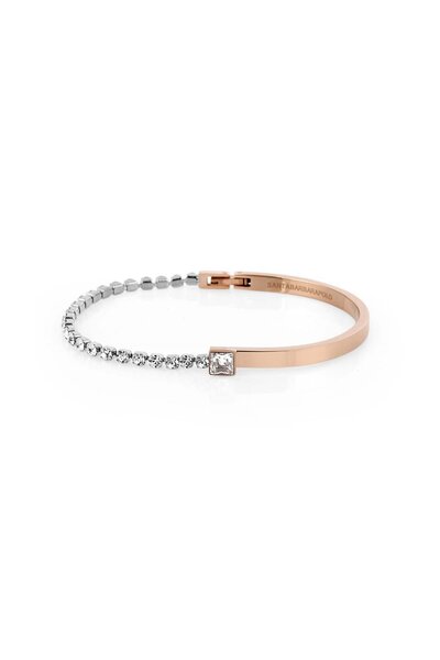 Santa Barbara Polo & Racquet Club Mtk11577 Rose Gold Colored Women's Bracelet