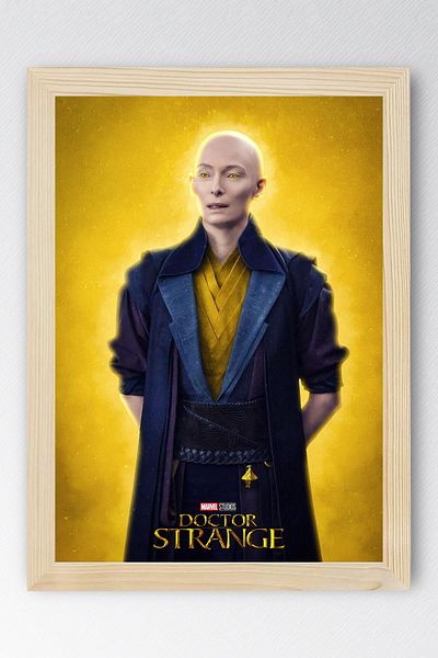 Saturn Doctor Strange Ancient One Framed Painting - Marvel Movie Poster Poster Painting