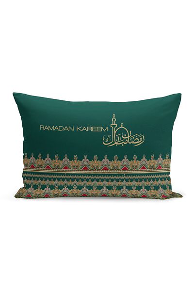 Bertille Home Seria Ramadan - Set de 8 huse de pernă imprimate digital
