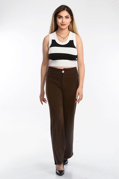SOSYETE AVM Oversize Palazzo Trousers - Relaxed Fit
