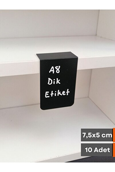 Şeffaf Etiket 10 kom PVC tabla crna etiketa proizvoda A8 5x7.5 cm lepljiva po...