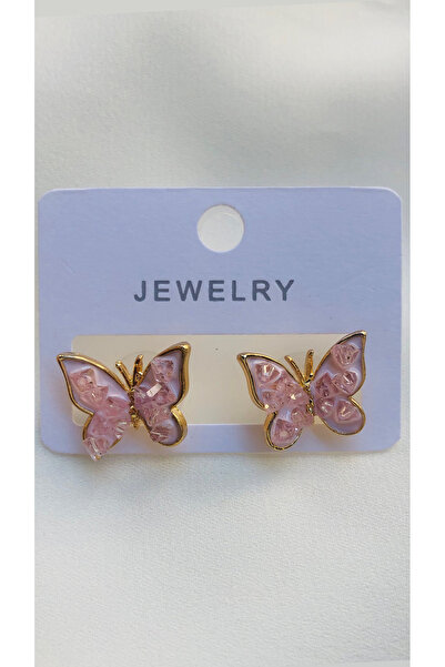 Home Pembe Kelebek Küpe