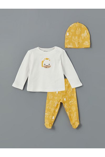 LC Waikiki Crew Neck Baby Boy Hospital Set