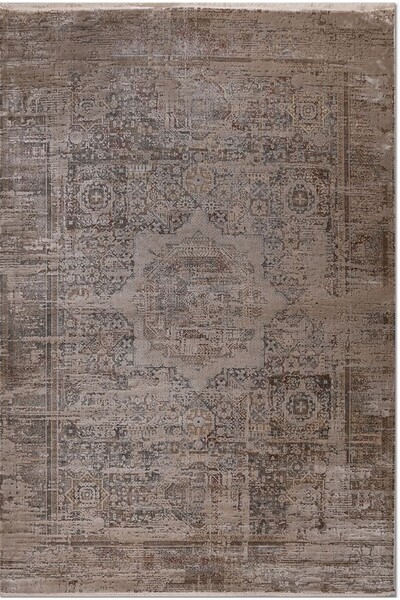 Emin Halı Minsk ML01 Kahve Viskon Akrilik 100 Tarak Salon Halısı Oturma Odası...