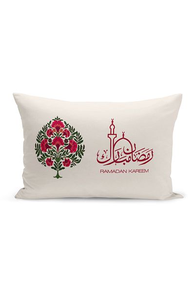 Bertille Home Seria Ramadan - Set de 8 huse de pernă imprimate digital