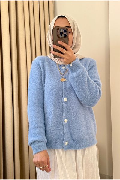 MERİÇ BOUTİQUE Soft Cardigan on Skirt