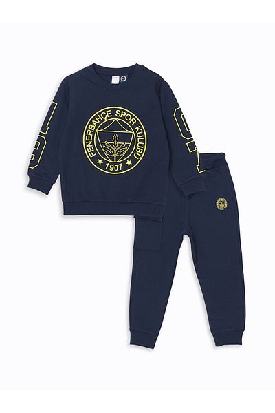 LC Waikiki Crew Neck F-B-Printed - Φούτερ και φούτερ για αγόρια, πακέτο 2