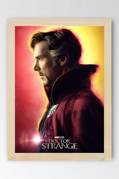 Saturn Doctor Strange Framed Painting - Marvel Movie Poster Poster Painting