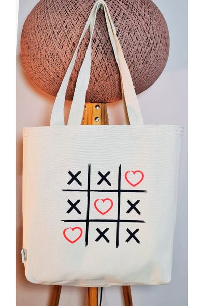 Luvili Bag, Colorful Printing Gusseted Canvas Tote Bag |   Xox Bag